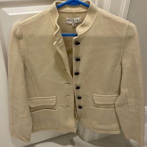 Wool Cream Blazer
